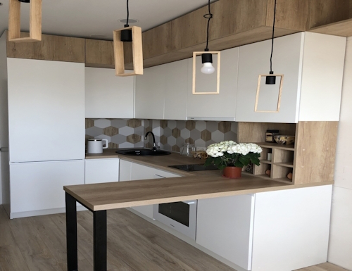 кухни с барной стойкой в Нахабино