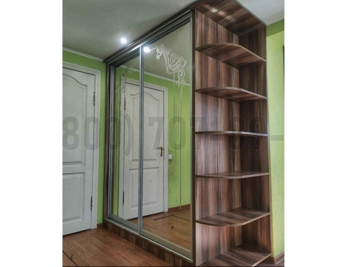 Шкаф с пескоструйным рисунком в Нахабино